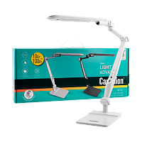 Светильник настольный Camelion KD-831 10W 230V 12LED на основании сенс. рег.ярк./цвета белый (1/5)
