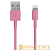 Кабель Oxion OX-DCC003 USB (m)-Lightning (m) 1.0м 2.1A силикон розовый