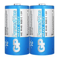 Батарейка GP PowerPlus R14 C SH2 Heavy Duty 1.5V (2/24/480) R