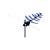 ТВ-Антенна наружная Вектор AR-807 активная с питанием с усилителем DVB-T/T2 (1/10)