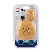 Беспроводной звонок ЭРА BIONIC коричневый (1/10/60)