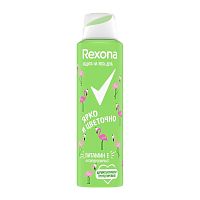 Дезодорант женский Rexona Ярко и цветочно спрей 150мл (1/6)