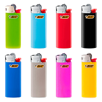 Зажигалка кремниевая BIC J25 MINI ассорти (50/600) 