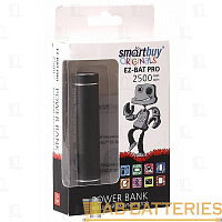 Внешний аккумулятор Smartbuy EZ-BAT PRO 2500mAh 1.0A 1USB черный (1/60)