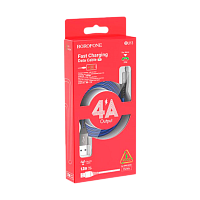 Кабель Borofone BU13 USB (m)-microUSB (m) 1м 4.0A нейлон черный (1/36/144)