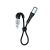 Кабель HOCO X38 USB (m)-microUSB (m) 0.25м 2.4A нейлон черный (1/31/310)