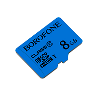 Карта памяти microSD Borofone 8GB Class10 75 МБ/сек (1/100)