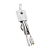 USB кабель REMAX Moss (IPhone 5/6/7/SE) RC-079i Серебро