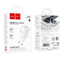 Сетевое З/У HOCO C149A 1USB+1Type-C 3.0A 30W PD,QC белый (1/30/180)