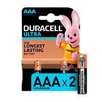Батарейка Duracell ULTRA POWER LR03 AAA BL2 Alkaline 1.5V (2/20/21000) 