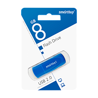 Флеш-накопитель Smartbuy Scout 8GB USB2.0 пластик голубой