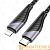 Кабель HOCO U95 Lightning (m)-Type-C (m) 1.2м 3.0A 20W нейлон черный (1/22/220)