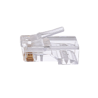 Коннектор GoPower RJ-45 (m) кат.5е (цена за упаковку) 10шт. Premium Zip-Lock c подвесом (1/100)