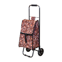 Тележка Рыжий кот D203 30кг с сумкой коричневый (1/10)