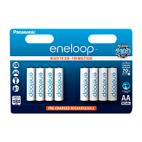 Аккумулятор предзаряженный RTU Panasonic HR6 AA BL8 NI-MH eneloop 1900mAh (8/80/320) 