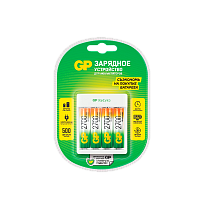 З/У для аккумуляторов GP E411/270AAHCCS-2CR1 AA/AAA Ni-MH 4 слота +4AA 2700mAh (1/5/10) R