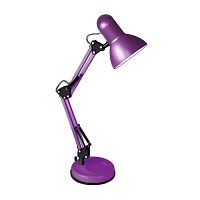 Светильник настольный Camelion KD-313 60W 230V E27 на основании пурпурный (1/6)