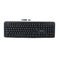 Клавиатура беспроводная GoPower GPK02 классическая USB черный (1/20)