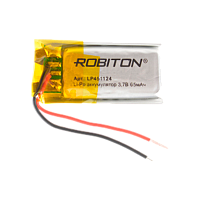 Аккумулятор ROBITON LP451124 3.7В 65мАч PK1 (10/250)