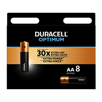 Батарейка Duracell Optimum LR6 AA BL8 Alkaline 1.5V (8/64)