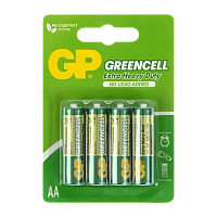 Батарейка GP GreenCell R6 AA BL4 Heavy Duty 1.5V (4/72/288)