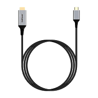 Кабель GoPower Type-C (m)-HDMI (m) 2.0м ПВХ 4K 60Hz черный Premium Zip-Lock c подвесом (1/100)