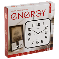 Часы Energy ЕС-08 настенные кварцевые квадр. (1/20)
