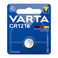 Батарейка Varta ELECTRONICS CR1216 BL1 Lithium 3V (6216) (1/10/100)