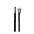Кабель HOCO U58 USB (m)-Lightning (m) 1.2м 2.4A TPE черный (1/30/300)