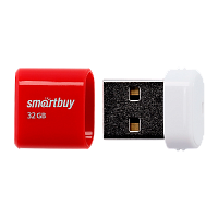 Флеш-накопитель Smartbuy Lara 32GB USB2.0 пластик красный