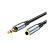 Кабель AUX HOCO UPA20 Jack 3.5mm (f)-Jack 3.5mm (m) 1.0м нейлон серый (1/31/310)