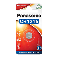 Батарейка Panasonic Power Cells CR1216 BL1 Lithium 3V (1/12)