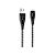 Кабель HOCO U56 USB (m)-Lightning (m) 1.2м 2.4A металл серый (1/28/168)
