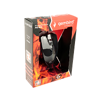 Мышь проводная Gembird MG-800 игровая черный (1/40)