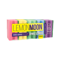 Губка для посуды Lemon Moon 96х64х42мм фреза 5шт. (1/72)
