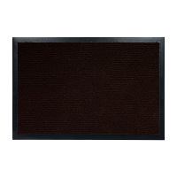 Коврик придверный VORTEX "TRIP" 60х90см ребристый коричневый (1/10)