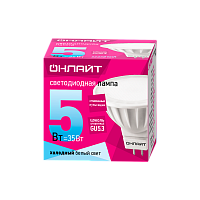 Лампа светодиодная ОНЛАЙТ MR-16 (GU5.3) 5W 220V 4k нейтральный