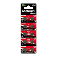 Батарейка Camelion G10/LR1130/LR54/389A/189 BL10 Alkaline 1.5V (10/100/3600)
