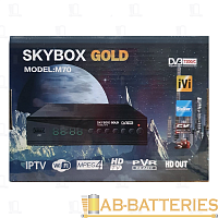 Приставка для цифрового ТВ Skybox GOLD М70 DVB-T/T2 металл черный (1/60) 