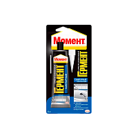 Герметик Момент 85мл силиконовый санитарный BL1 белый (1/24)