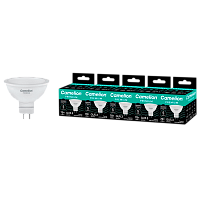 Лампа светодиодная Camelion MR16 GU5.3 7W 4000К софит Premium матовая