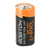 Батарейка ROBITON ER17335M 2/3A высокотоковые PH1 1/10/500