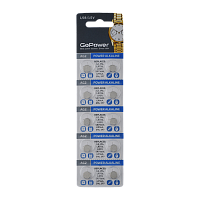 Батарейка GoPower G2/LR726/LR59/396A/196 BL10 Щелочная 1.55V (10/100/1000/3600)