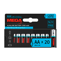 Батарейка Promega LR6 AA BL20 Alkaline 1.5V (20/200/800/22400) 