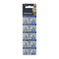 Батарейка GoPower G1/LR621/LR60/364A/164 BL10 Щелочная 1.5V отрывные (10/100/3600)