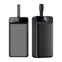 Внешний аккумулятор Remax RPP-185 50000mAh 2.1A 3USB/Lightning/Type-C черный (1/15)