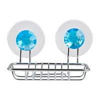 Мыльница подвесная прямоугольная Рыжий кот W2791 2 присоски (1/12)