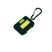 Фонарь брелок Космос 204B 2W COB от батареек IP44 3 режима черный (1/96/192)