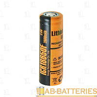Аккумулятор ET ICR18650F-HT 2600мАч, с высоким "+" 18*65мм, Li-Ion