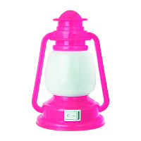 Ночник Camelion NL-170 "Фонарик" 3LED 1W 220V в розетку розовый (1/24/96)
